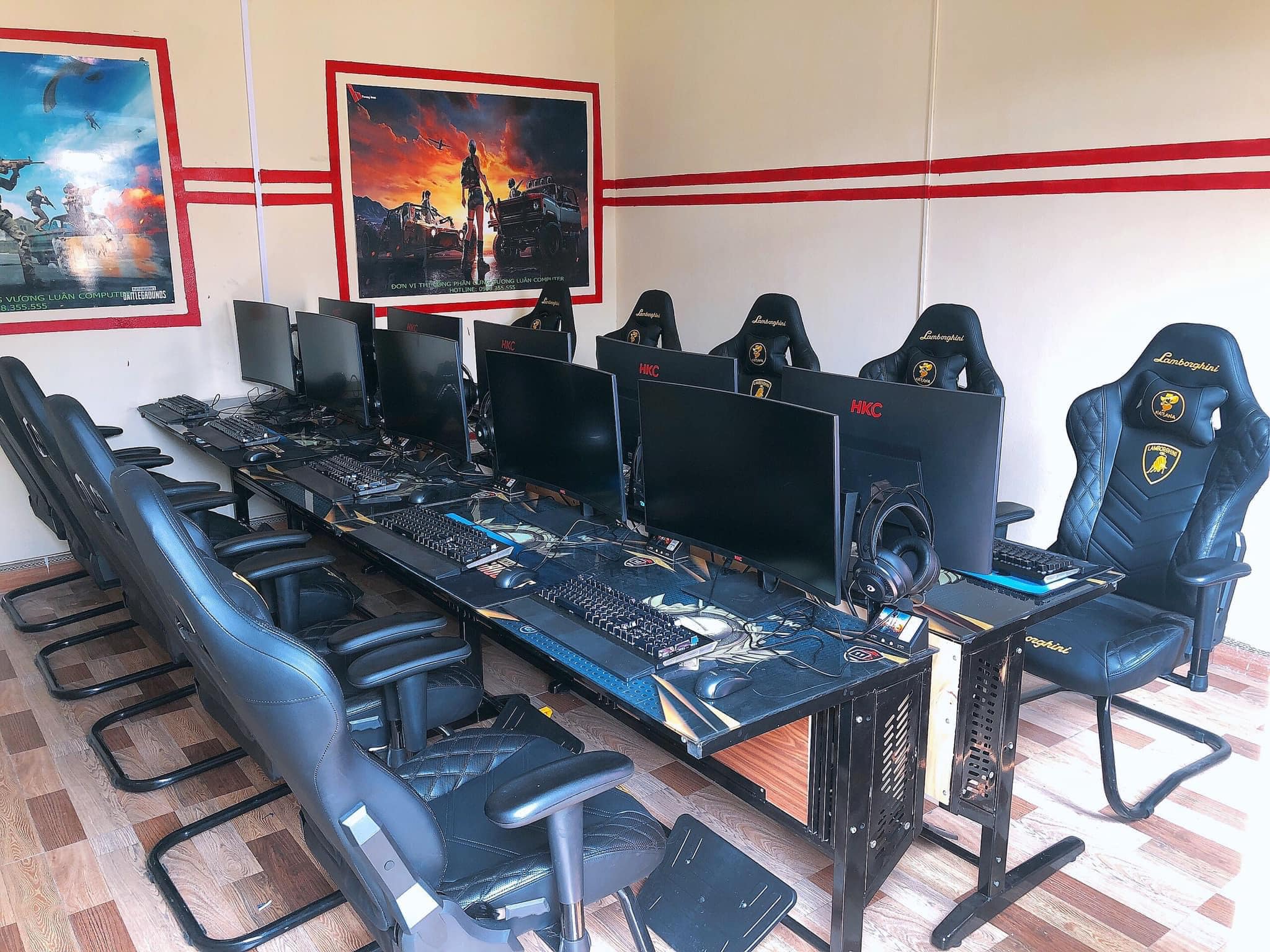 Phòng game siêu chất với ghế Lamborghini ở Hải Dương